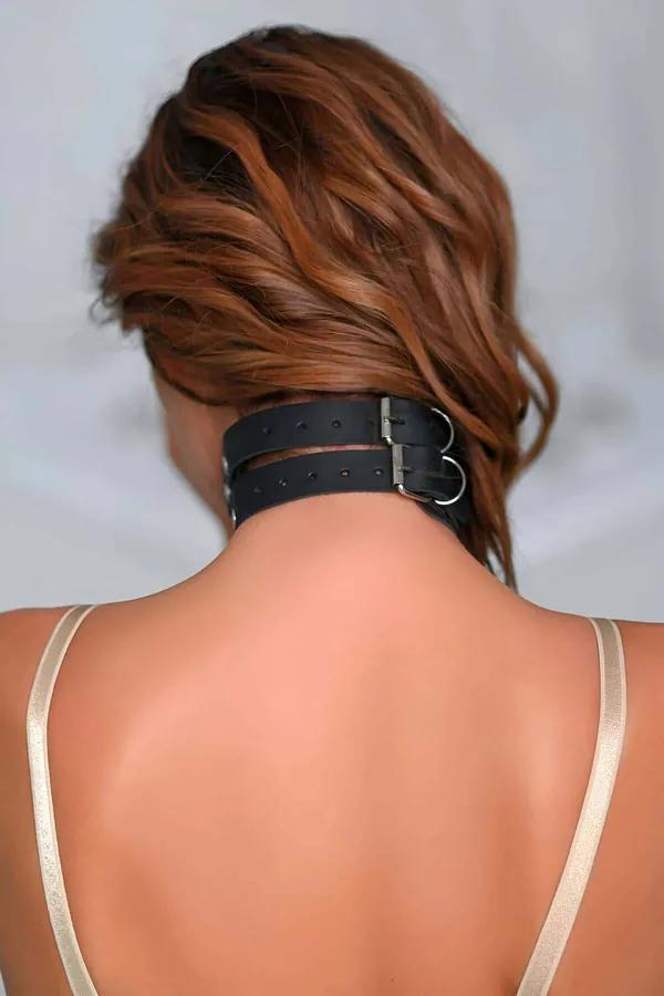 ឈុតខ្សែក Choker ដាំដុំដែកភ្ជាប់កងចងកដៃ