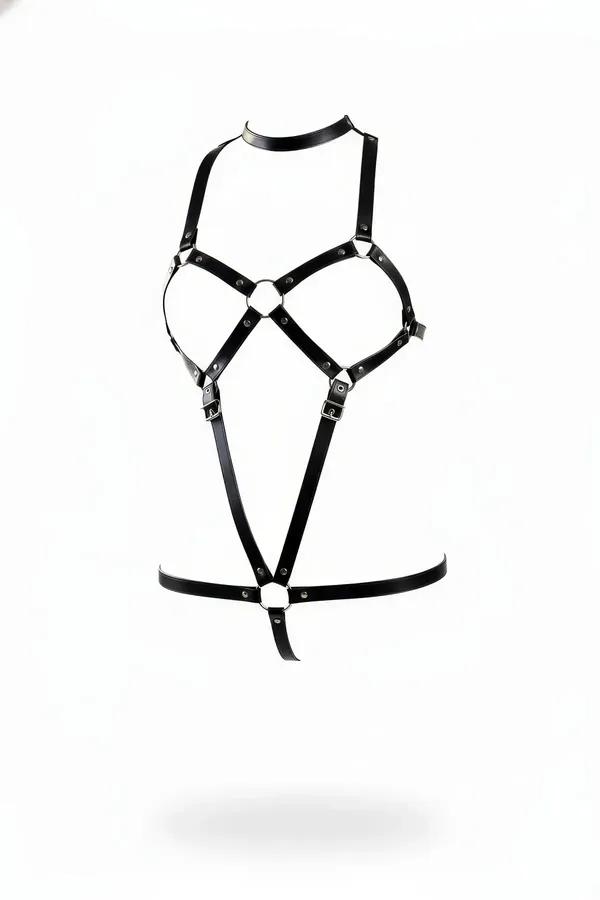 Full Body Harness with Adjustable O-Ring Straps