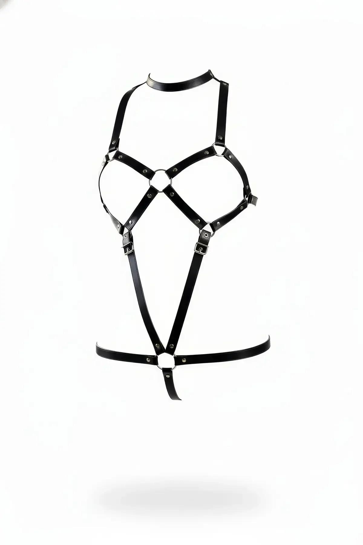 Full Body Harness with Adjustable O-Ring Straps