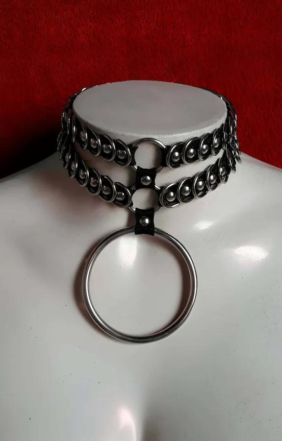 ខ្សែករឹតកពីរជួរមានបន្តោង O-Ring ខាងមុខ