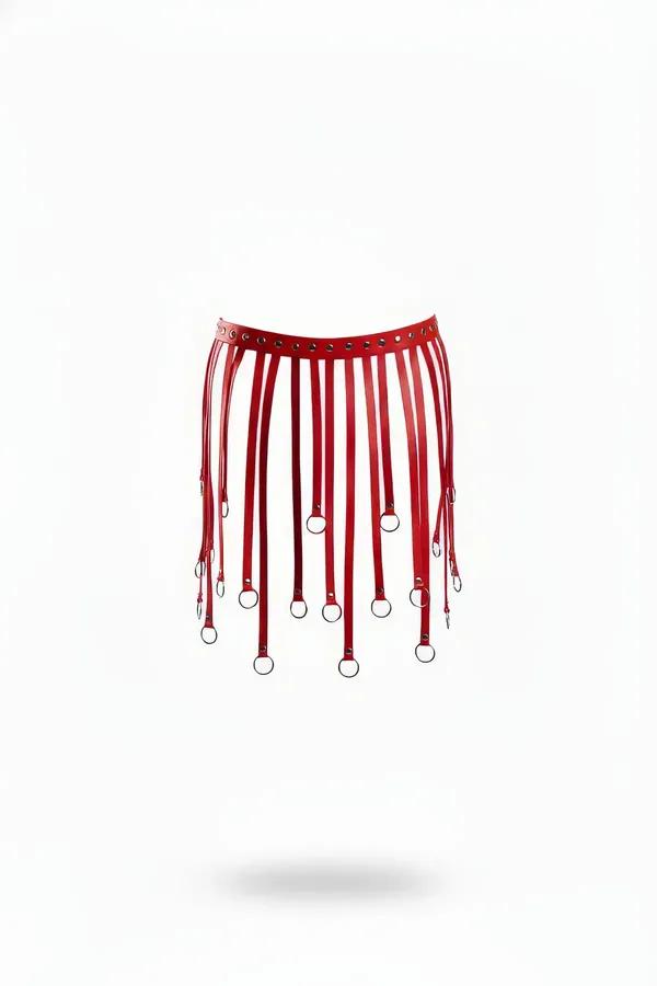 សំពត់រំយោលស្បែកសិប្បនិម្មិតជាមួយកងដែក