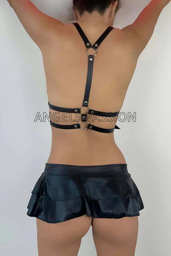ខ្សែរុំជើងស្បែកម៉ូដខ្សែជាមួយខ្សែជើង