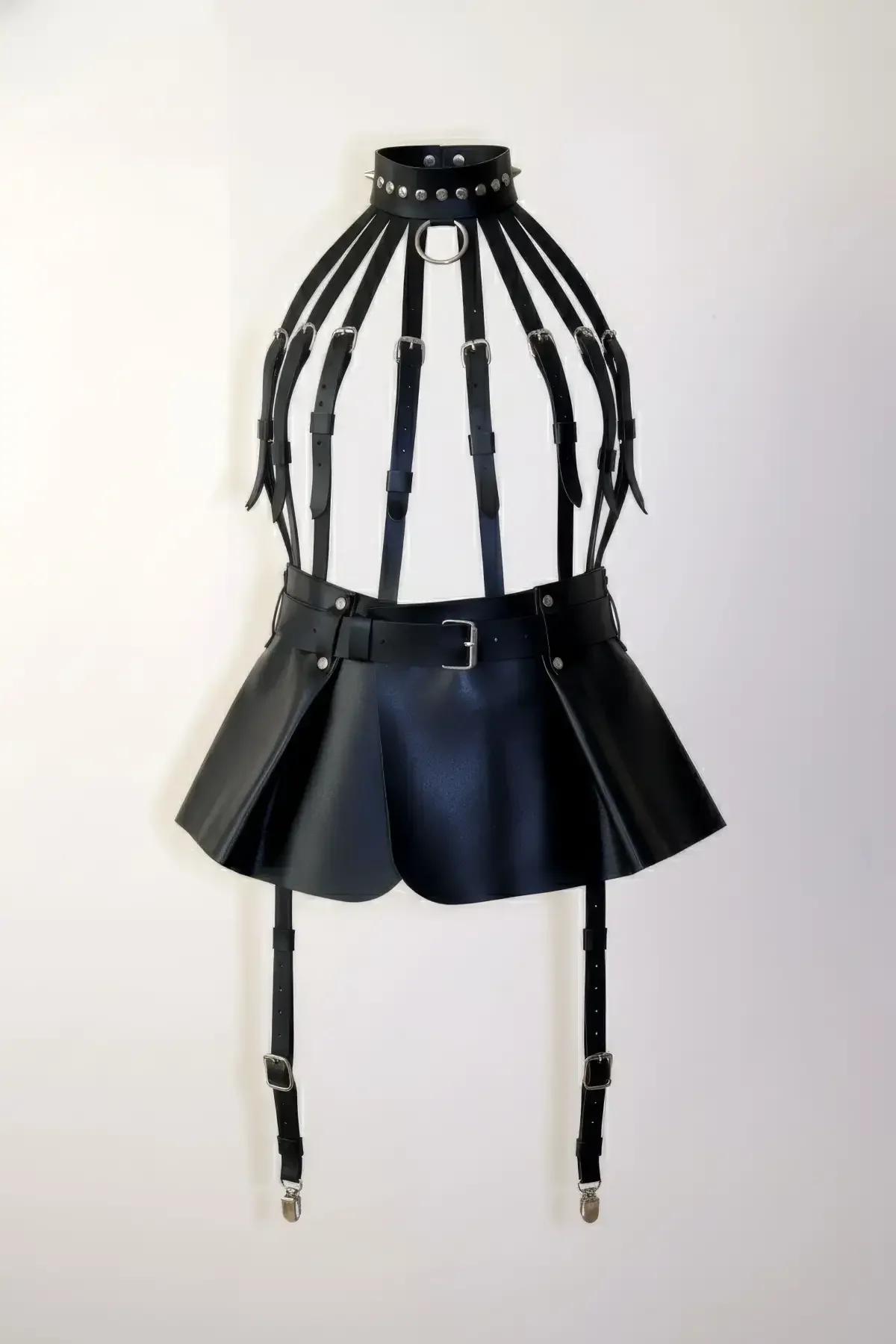 Full Body Harness with Detachable O-Ring Chain