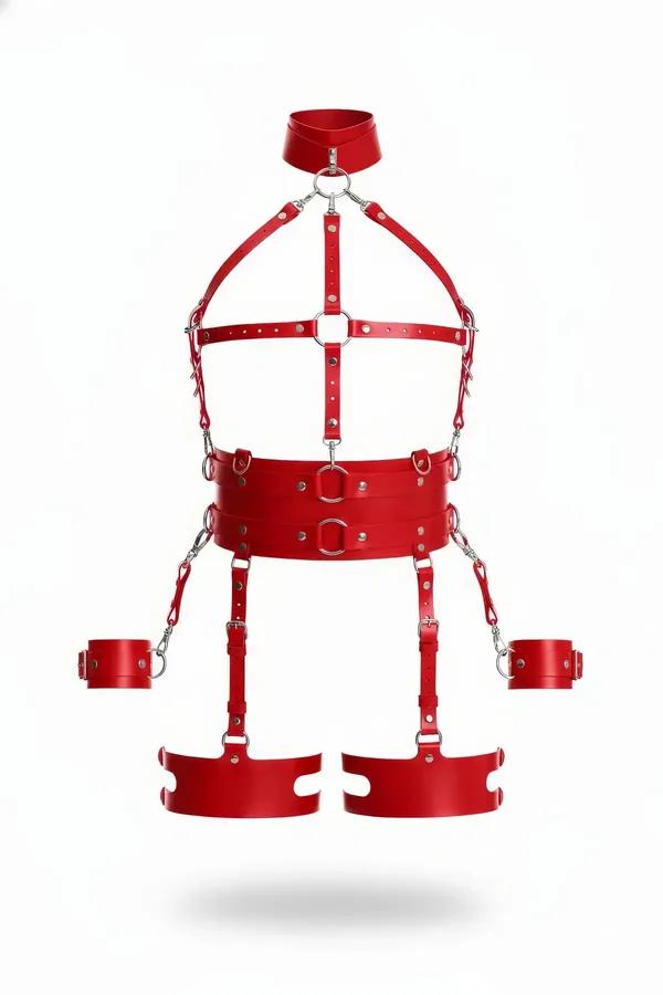 Full Body Harness with Detachable O-Ring Chain
